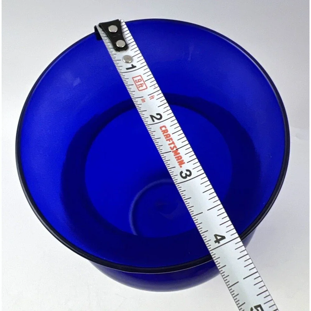 Cobalt Blue Glass Flower Vase 7.75
